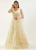 Brilliant Embroidered Classic Yellow Lehenga Choli - women's fashion mart