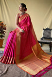 Magenta Pink Patola Saree -Patola Saree Default Title women's fashion mart