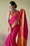 Magenta Pink Patola Saree -Patola Saree Default Title women's fashion mart