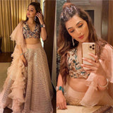 Lite Pink Kasturi silk lehnga with zari & sequence work - INSPIRED | Ready To Wear  women's fashion mart