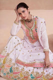 Flawless Off-White Chinon Embroidered Lehenga With Kurta - women's fashion mart