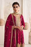 Ravishing Red Designer Embroidered Salwar Kameez - women's fashion mart