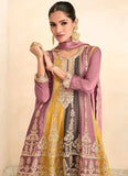 Mesmeric Mauve Multi Embroidered Chinon Palazzo Suit - women's fashion mart