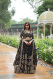 Iconic Mehndi Green Silk Heavy Embroidered Lehenga Choli - women's fashion mart