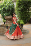 Luxurious and Exquisite Jacquard Silk Meena Weaved Lehenga Choli - women's fashion mart