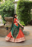 Luxurious and Exquisite Jacquard Silk Meena Weaved Lehenga Choli - women's fashion mart