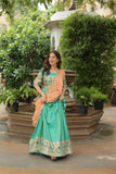 Luxurious and Exquisite Jacquard Silk Meena Weaved Lehenga Choli - women's fashion mart