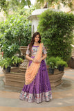 Luxurious and Exquisite Jacquard Silk Meena Weaved Lehenga Choli - women's fashion mart