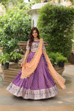 Luxurious and Exquisite Jacquard Silk Meena Weaved Lehenga Choli - women's fashion mart