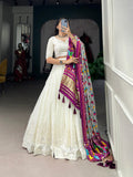 Fabulous Georgette Lucknowi Paper Worked Lehenga Choli - women's fashion mart
