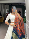 Fabulous Georgette Lucknowi Paper Worked Lehenga Choli - women's fashion mart