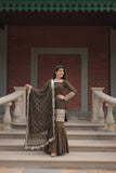 Luxurious Georgette Sequined Embroidered Sharara suit - women's fashion mart