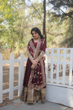 RADIANT DARK MAROON SUIT SET  142  women's fashion mart