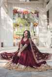 RADIANT DARK MAROON SUIT SET  142  women's fashion mart