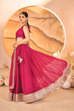 Catalina's Pink Coloured Party Wear Lehenga Choli  women's fashion mart