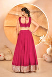 Catalina's Pink Coloured Party Wear Lehenga Choli  women's fashion mart