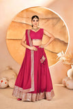 Catalina's Pink Coloured Party Wear Lehenga Choli  women's fashion mart