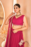 Catalina's Pink Coloured Party Wear Lehenga Choli  women's fashion mart