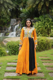 This Navratri With Outstanding Yellow Navratri Gown - women's fashion mart