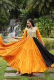 This Navratri With Outstanding Yellow Navratri Gown - women's fashion mart