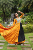 This Navratri With Outstanding Yellow Navratri Gown - women's fashion mart