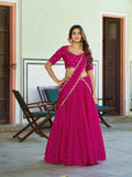 Pink Color Indian Wear Lehenga Choli