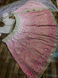 Pink Premium Banarasi Satin Zari Silk Padding Embellished With Premium Coding Lehenga Choli - Inspired | Ready To Wear - women's fashion mart