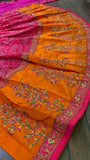 Pink Satin silk + tapeta silk lehnga with Dori , thread & sequence work - INSPIRED | Ready To Wear - women's fashion mart