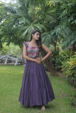 Precious Faux Georgette Seqiuns  Embroidered Function Wear Gown - women's fashion mart