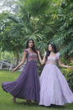 Precious Faux Georgette Seqiuns  Embroidered Function Wear Gown - women's fashion mart