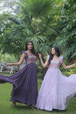 Precious Faux Georgette Seqiuns  Embroidered Function Wear Gown - women's fashion mart