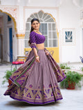 Light Weight Tasar Silk Lehenga choli