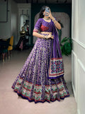 Traditional Tasar Silk Lehenga Choli
