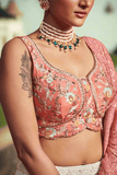 Pure georgette lehenga with Lakhnavi embroidery. - women's fashion mart