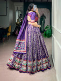Traditional Tasar Silk Lehenga Choli