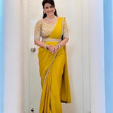 Fancy work ready to wear saree  women's fashion mart