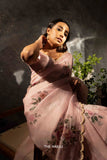 Tara Pink Organza Silk Saree - women's fashion mart