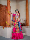 Three Tal Traditional Rayon Navratri Lehenga Choli Set - women's fashion mart