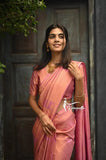 Traditional Kanjivaram Woven Silk Saree With Blouse Piece - women's fashion mart