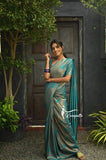 Traditional Kanjivaram Woven Silk Saree With Blouse Piece - women's fashion mart