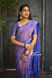 Traditional Kanjivaram Woven Silk Saree With Blouse Piece - women's fashion mart