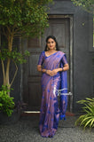 Traditional Kanjivaram Woven Silk Saree With Blouse Piece - women's fashion mart