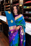 Peacock Shaded Saree  women's fashion mart