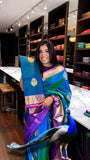 Peacock Shaded Saree  women's fashion mart