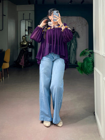 Gamthi Work Lace Tunic